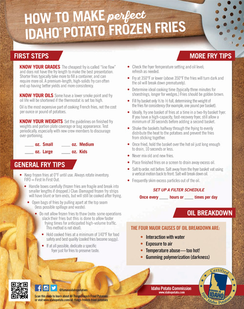 How To Make Perfect Idaho® Potato Frozen Fries