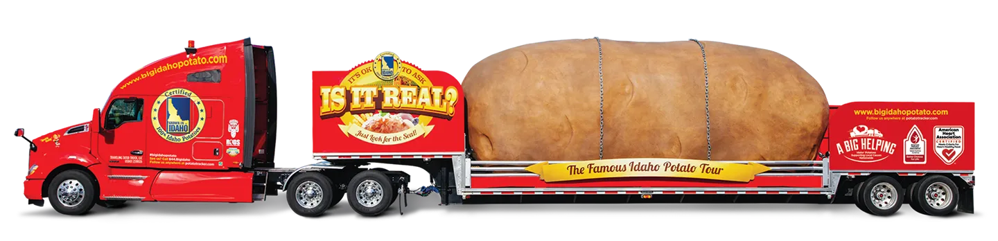 Idaho® Potato Truck Illustration