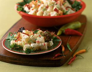 Festive Warm Idaho® Potato Salad