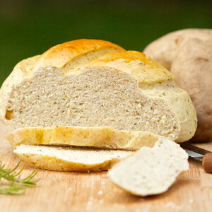Dutch Oven Herbed Idaho® Potato Bread