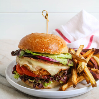 Plant-Based Potato Burger
