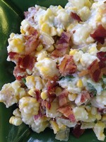 Creamy Corn and Idaho® Potato Salad with Buttermilk Bacon Dressing 