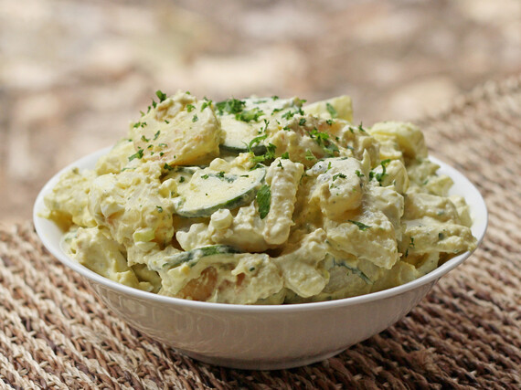 Idaho® Home Fry Potato Salad with Poblano Mayonnaise