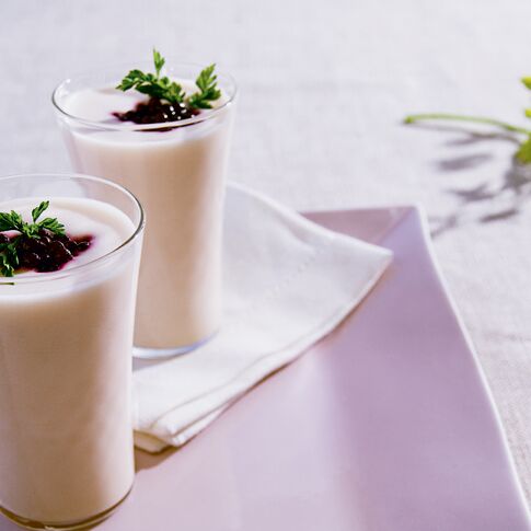 Idaho® Potato Shooter with Beet "Caviar"