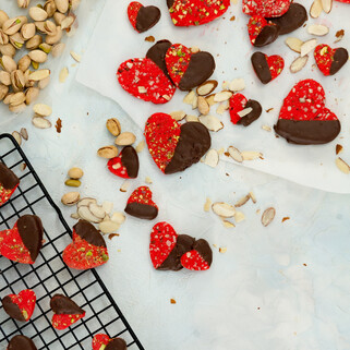 Pink Idaho® Potato Candy Hearts