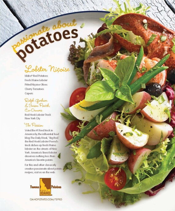 Lobster and Idaho® Potato Nicoise Salad
