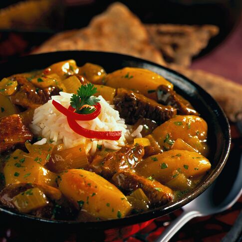 Lamb and Potato Vindaloo