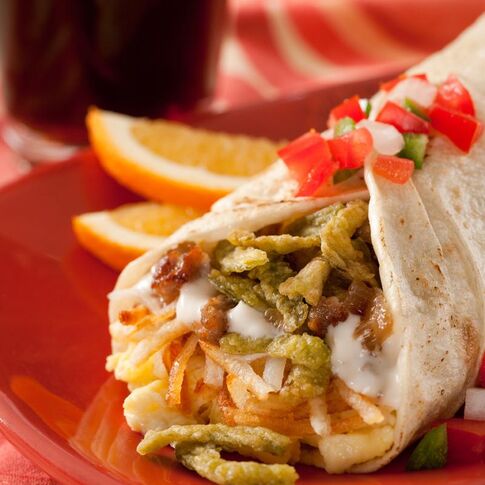 Ana's Giant Breakfast Burrito 