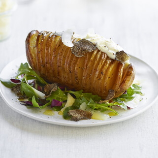 Ampersand’s Truffled Hasselback Idaho® Potato