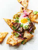 Potato Lefse Chilaquiles