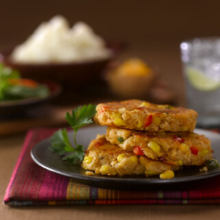 Southwest Corn and Idaho® Potato Cakes