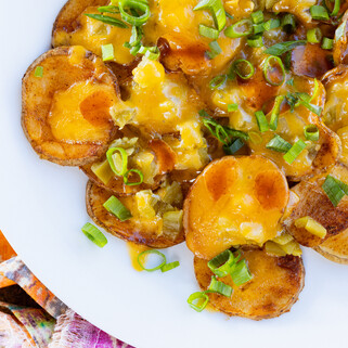 Microwave Baked Idaho® Potato Nachos