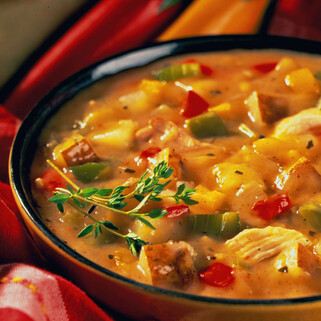 Idaho® Potato and Chicken Gumbo