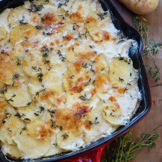 Gruyere Scalloped Idaho® Potatoes