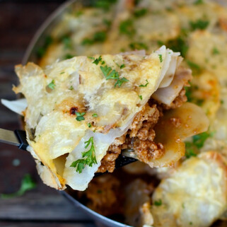 Idaho® Potato Turkey Burger Pie 