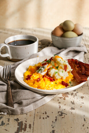 Omelet con Papa de Idaho® - Corazón Saludable