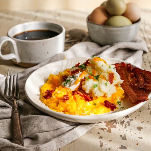 Heart-Healthy Mashed Idaho® Potato Omelet 