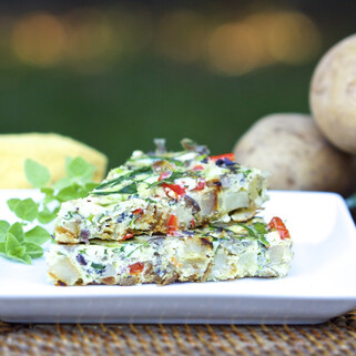 Idaho® Potato Dutch Oven Greek Frittata