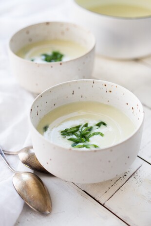 Creamy Potato Garlic Soup