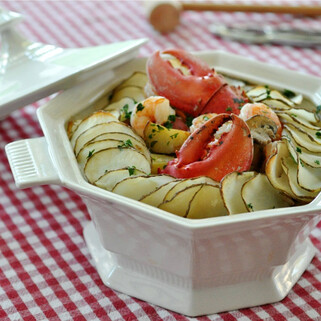 Mediterranean Seafood Casserole