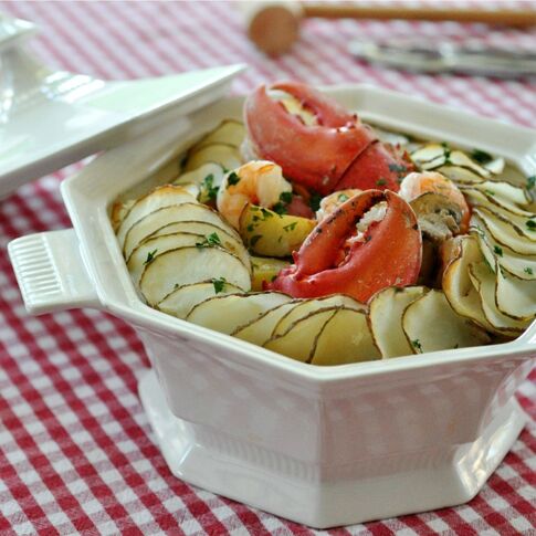 Mediterranean Seafood Casserole