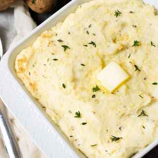 Homemade Cream Cheese Mashed Potatoes