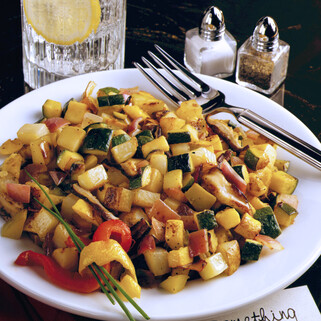 Summer Idaho® Potato and Vegetable Hash