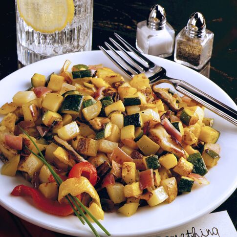 Summer Idaho® Potato and Vegetable Hash