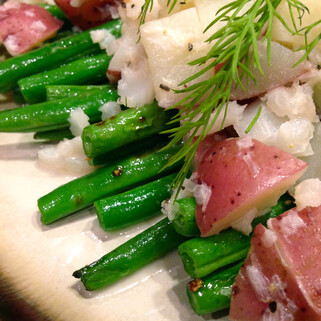 Fish And Potato Hot Salad