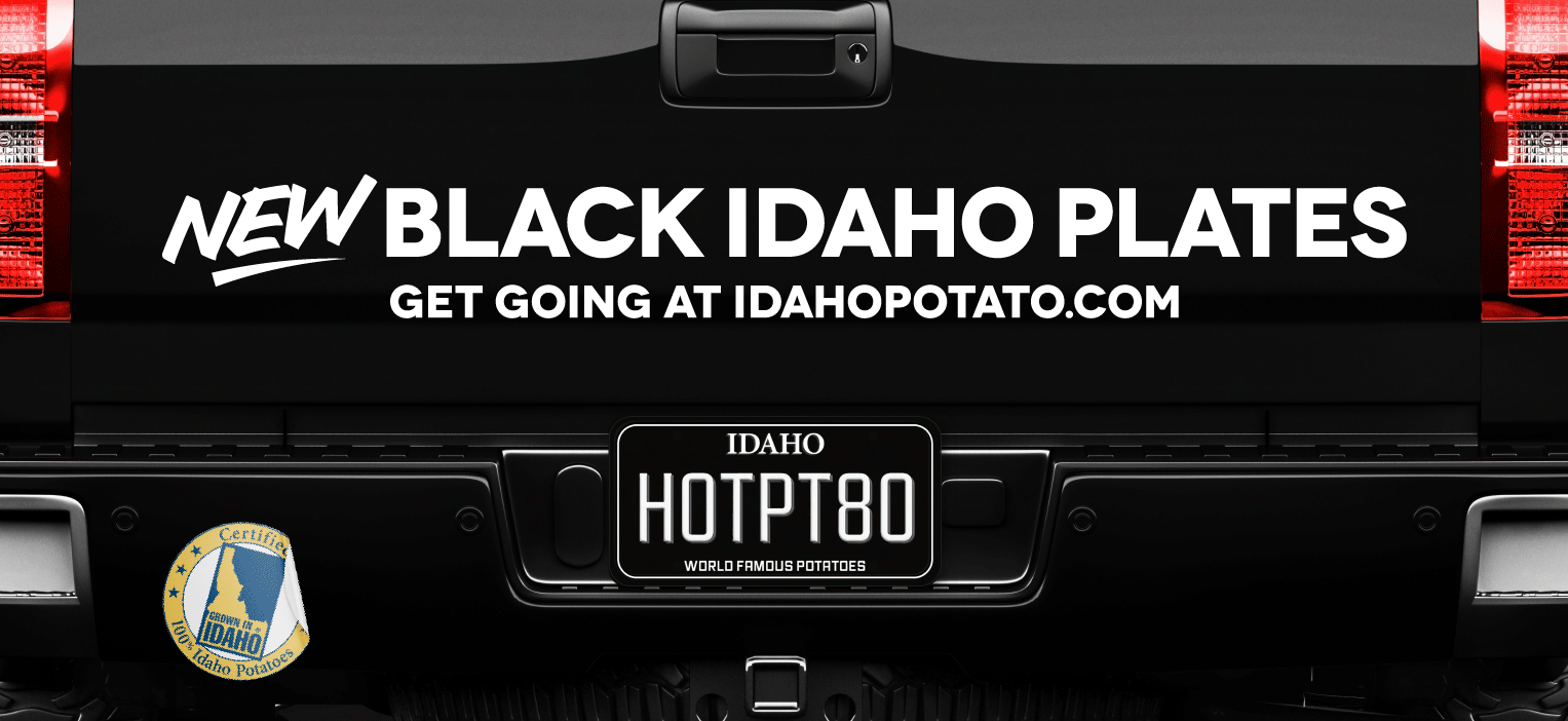 New Black Idaho Plates