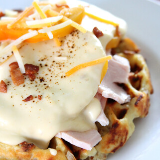 Kentucky Hot Brown Idaho® Potato Waffles
