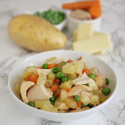 Potato, Tuna and Vegetable Dog Food