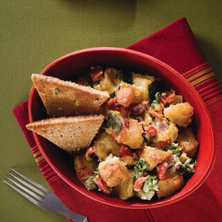 Idaho® Potato Sausage and Egg Gratin