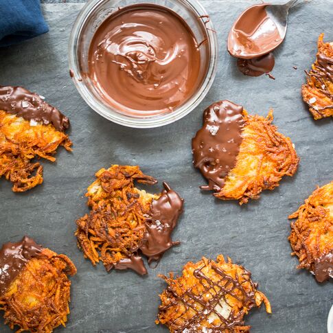 Chocolate Covered Latkes
