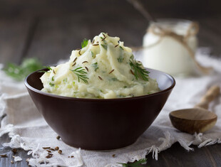 Herb And Olive Oil Mashed Potatoes