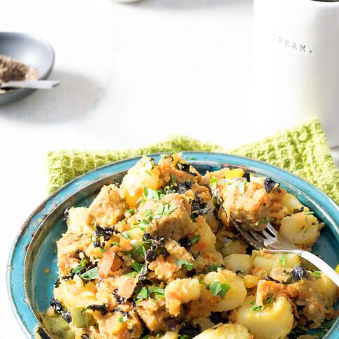 "I Love Idaho® Potatoes" Tempeh Hash with Veggies