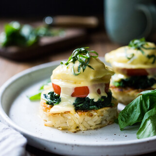 Hash Brown Eggs Benedict