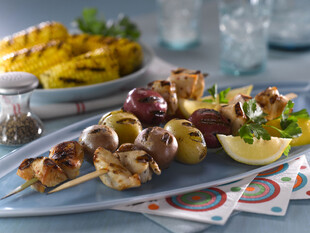 Brochetas de Papa de Idaho® y Pollo