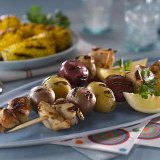Idaho® Potato and Chicken Skewers