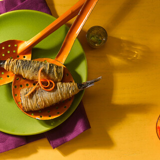 Crispy Idaho® Potato Wrapped Sardines