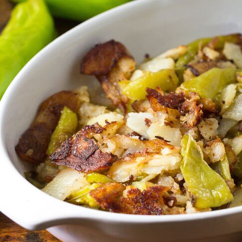 Italian Crispy Fried Idaho® Potatoes and Peppers 
