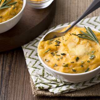  Cheddar Pumpkin Mashed Potatoes