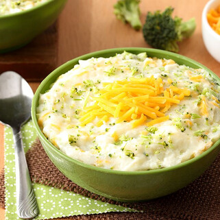 Broccoli and Cheese Mashed Idaho® Potatoes 