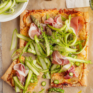 Savory Asparagus & Potato Tart
