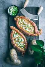 Vegan Khachapuri (Cheese Bread)