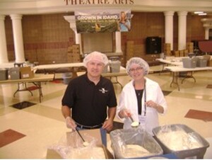 Over 500 Volunteers Spend Two Days Assembling Manna Pack™-Potato Meals to Help Starving Children Around the Globe
