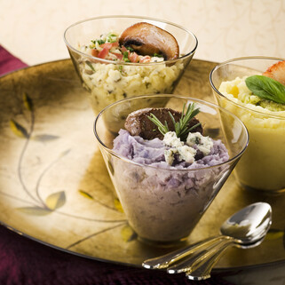Trio of Mashed Idaho® Potatoes