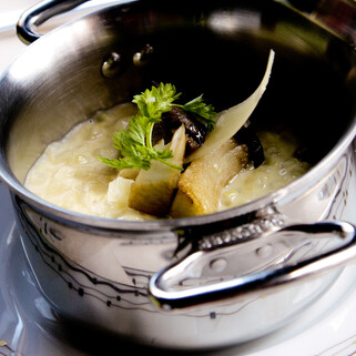 Idaho® Potato and Leek Risotto with Porcini Mushroom and Parmigiano 