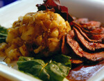 Leg of Lamb with Sautéed Idaho® Potatoes