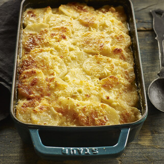 Idaho® Potato and Kohlrabi Gratin